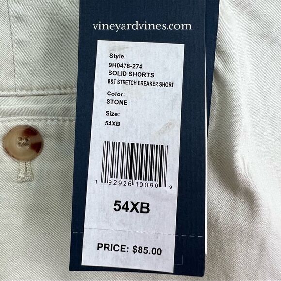 Vineyard Vines 11” Breaker Shorts in Stone Big and Tall size 54 B. Brand New! - Picture 7 of 12